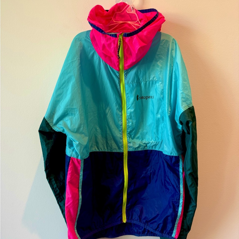 Cotopaxi Teca Full Zip Women’s Jacket WM/MS Fuchsia Aqua Cobalt Pine